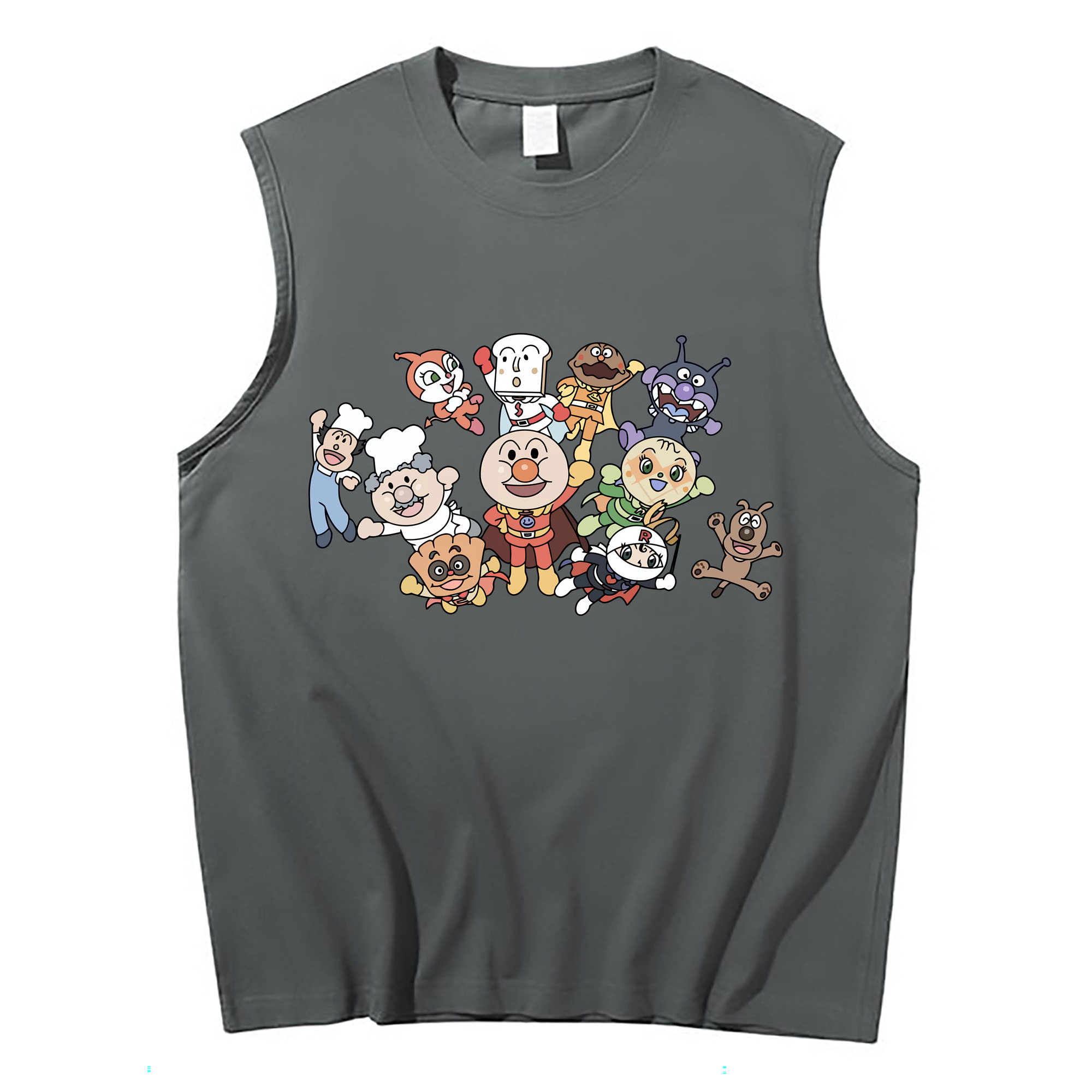 （画像用） アンパンマン Anpanman コットン100％タンクトップ（フロントプリント）